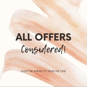 All offers considered!